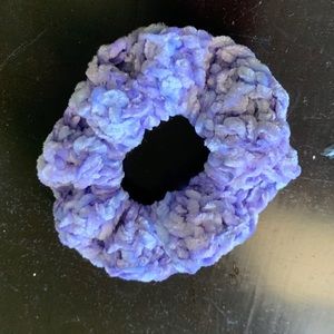 NWOT Purple Velvet Schrunchie